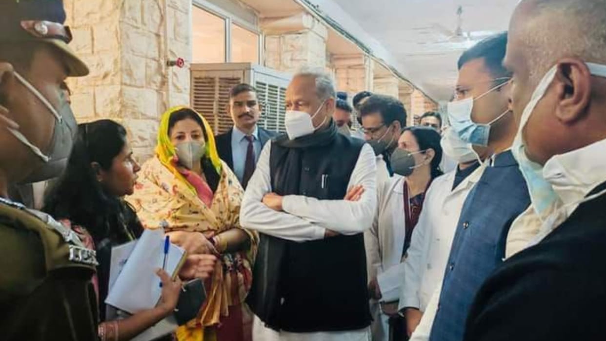 Seven died in Jodhpur cylinder blast CM Gehlot meet injured