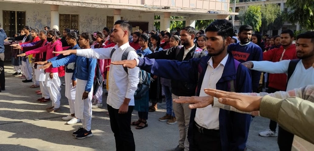 Students took oath of road safety