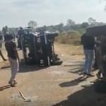 बाघ के हमले में ग्रामीण की मौत के बाद उपद्रव हुआ।