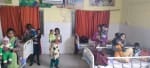फोटो 11 बीएनडीपी 14- जिला अस्पताल के एनआरसी में कुपोषित बच्चे। संवाद