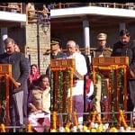 शपथ ग्रहण करते सुखविंद्र सिंह सुक्खू, मुकेश अग्निहोत्री।