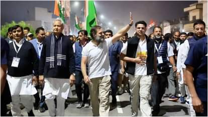 कांग्रेस की भारत जोड़ो यात्रा।