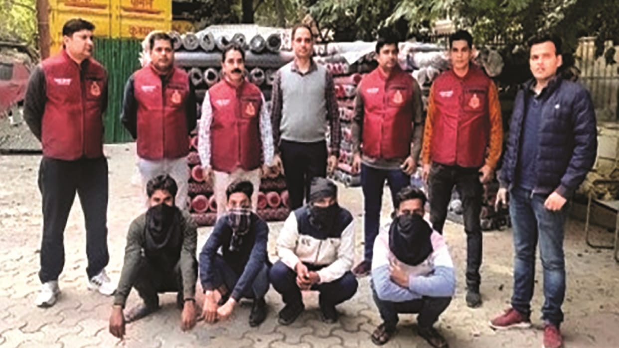 Delhi Police arrested four including vicious gangster