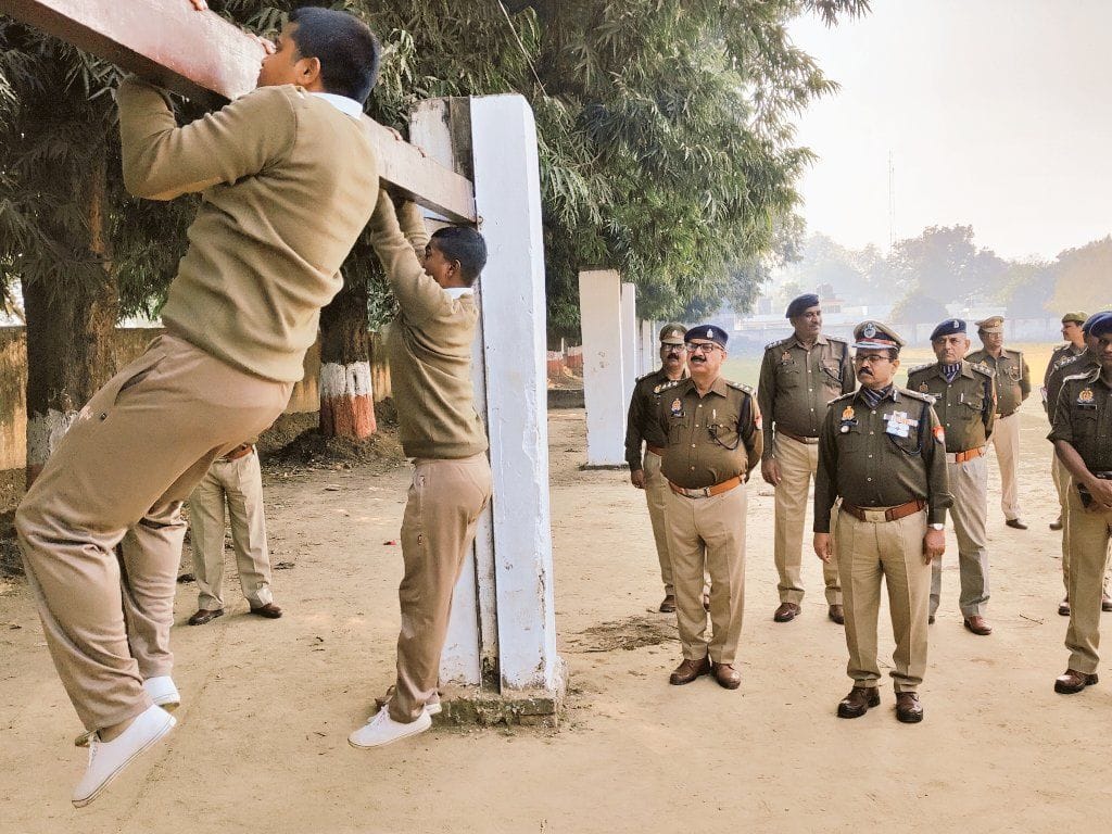 police,inspection,gonda,recruitment