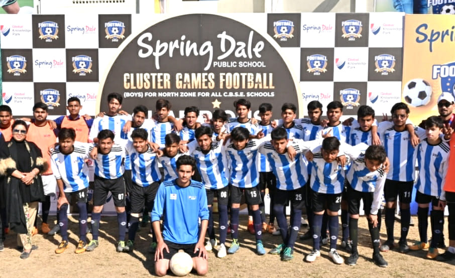 Spring Dale's great performance in Football Cluster Championship
