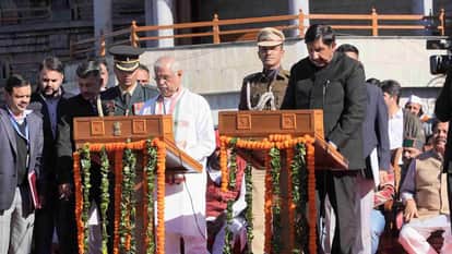 himachal pradesh new cm sukhvinder singh suku oath ceremony at ridge maidan shimla