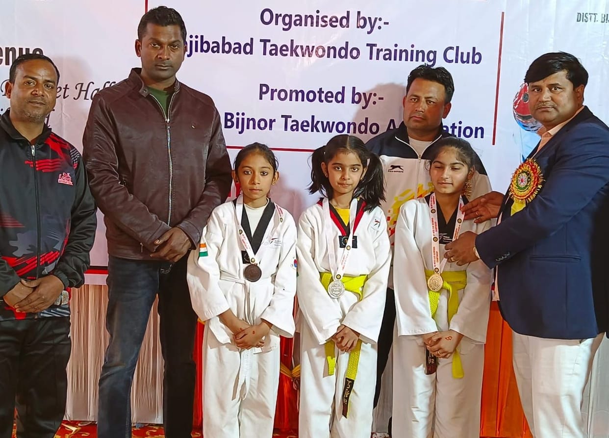 Yashasvi, Jhanvi, Alfisha, Anvisha won gold medals