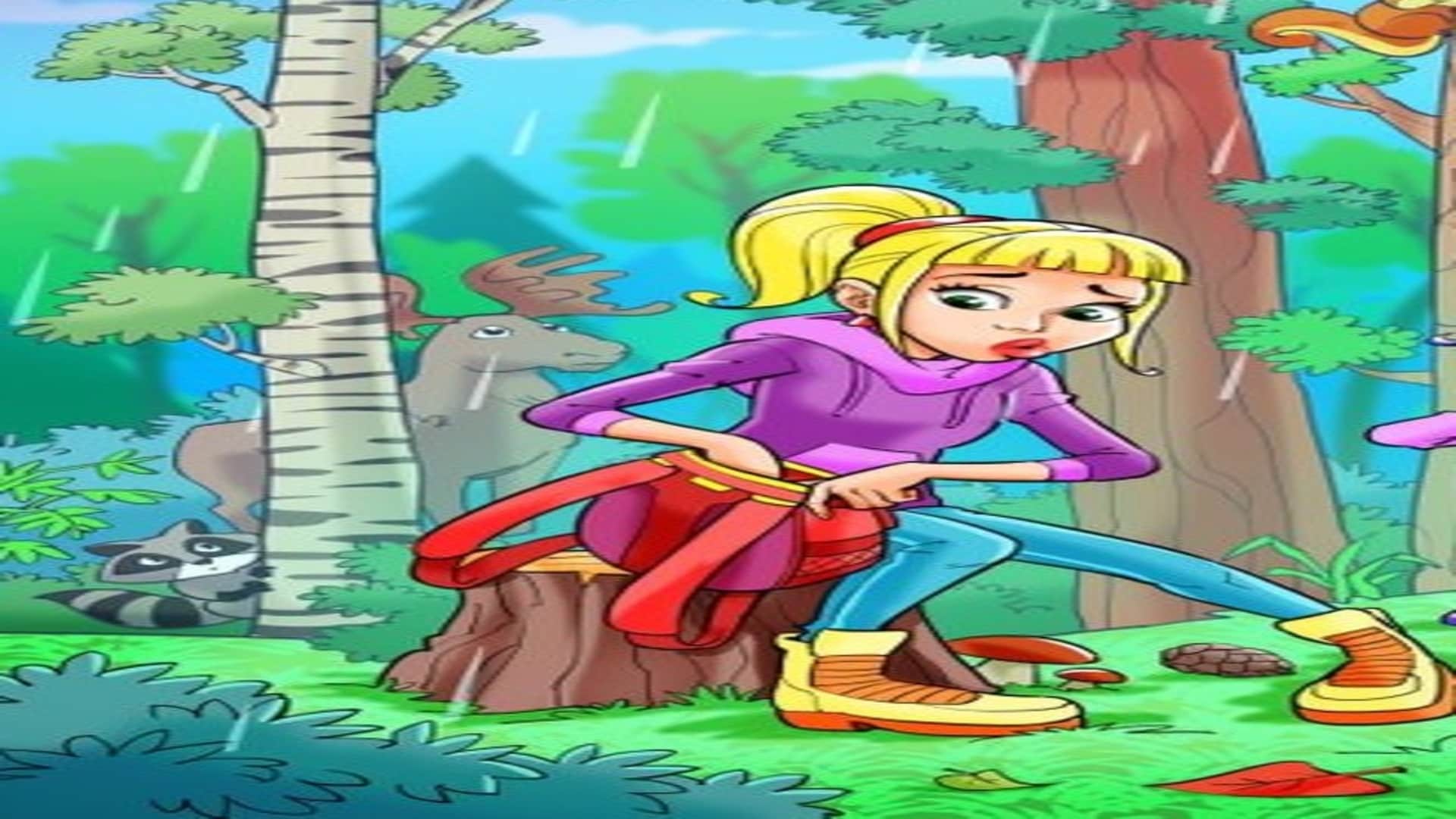 Optical illusion: can you find umbrella hidden in this image brain teaser picture puzzle