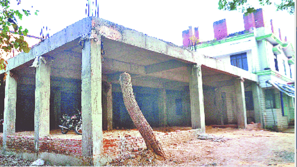 Corruption in the university building built without passing map Dbrau news