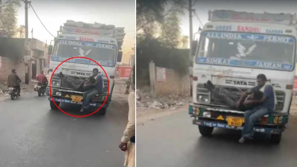 Driver tied thief in front of truck and reached police post in Punjab