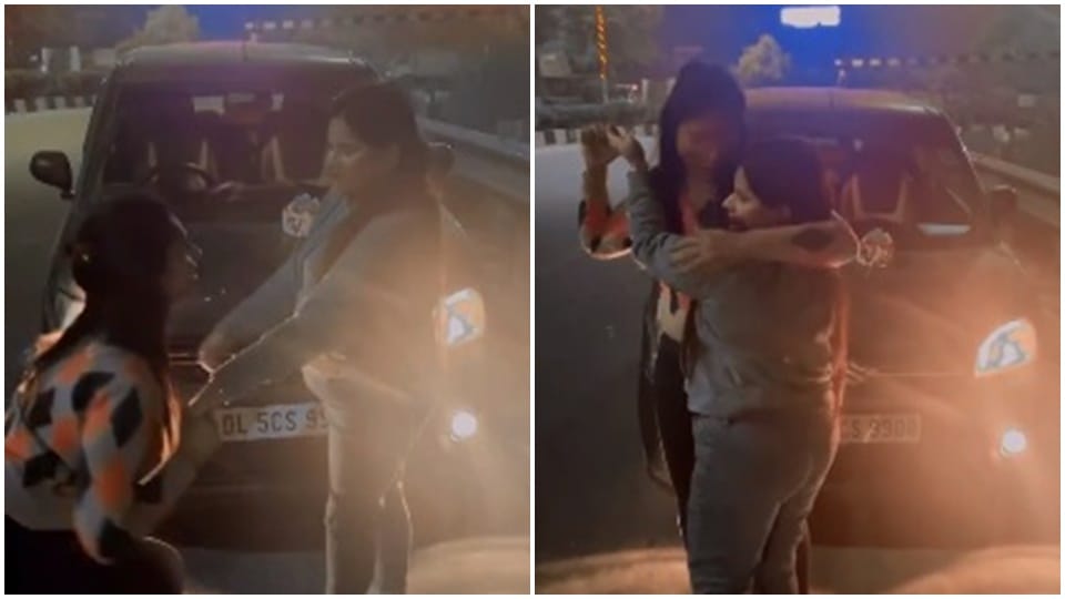 Video of girls dancing on elevated road went viral