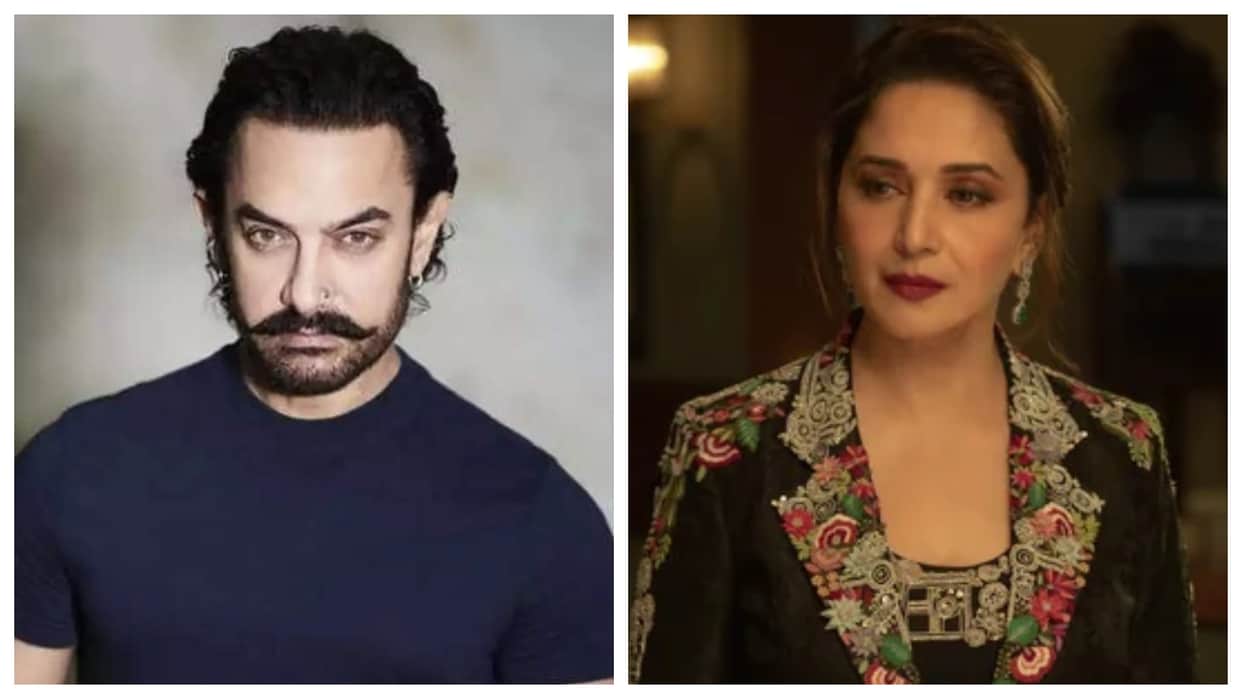 Monday Flashback: When Aamir Khan do Prank with Madhuri Dixit during Dil movie actress run behind him to beat