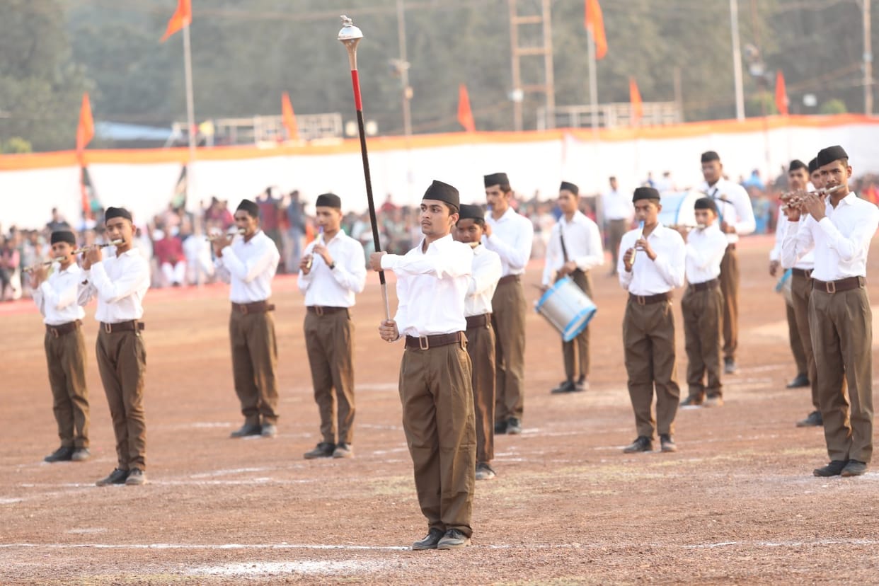 kerala travancore devaswom board issue circular ban on rss shakha mass drill in temples under them