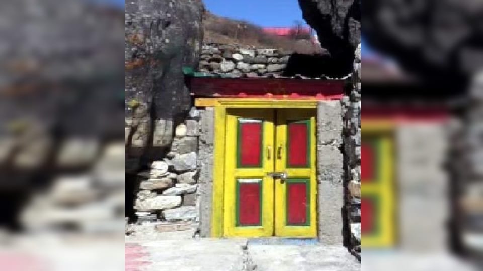 Uttarakhand: Now pilgrims can do yoga and meditation in cave on the banks of Rishi Ganga in Badrinath Dham