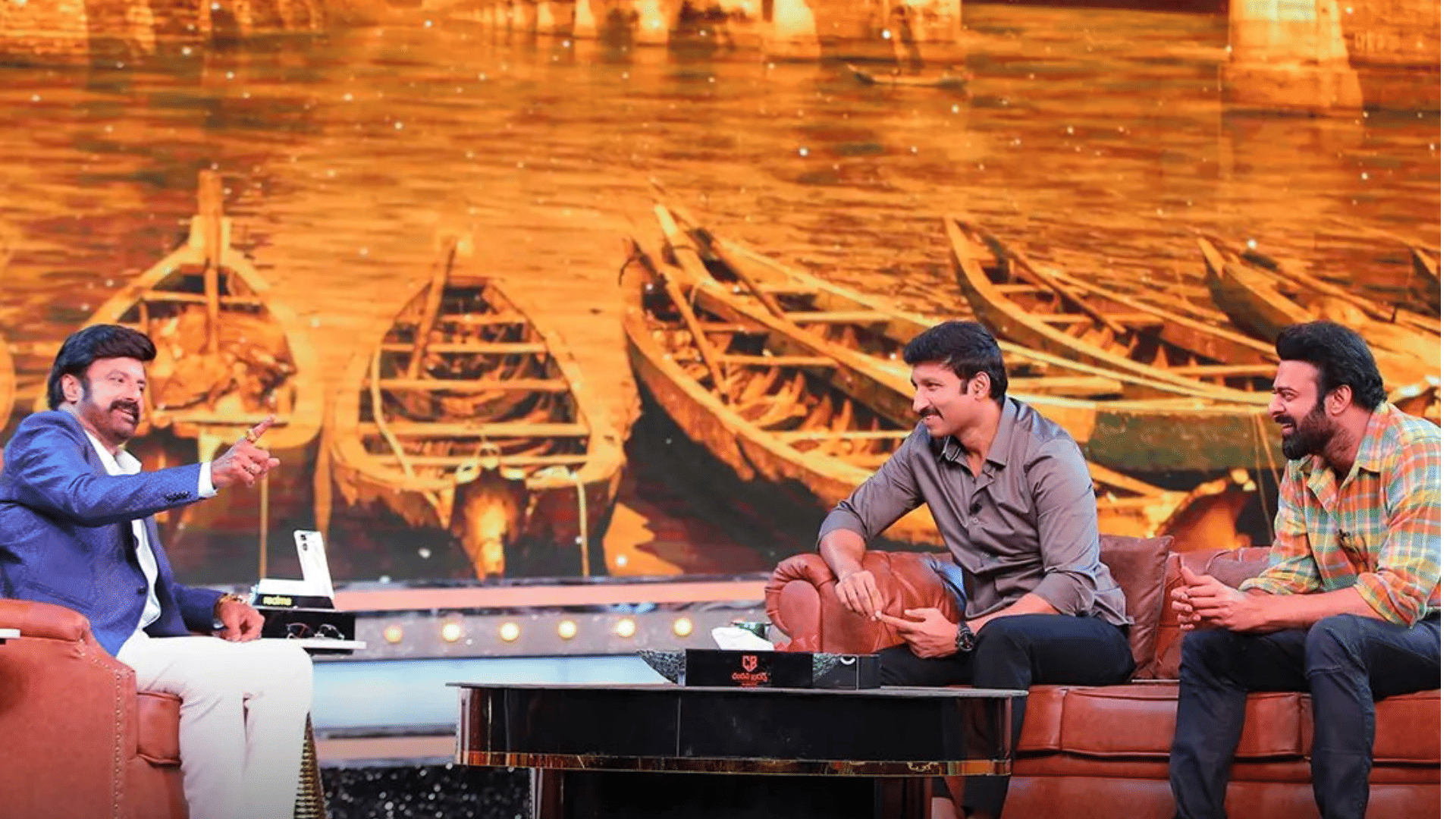 South Actor Prabhas give his appearance on Nandmurari Balakrishna chat show Unstoppable