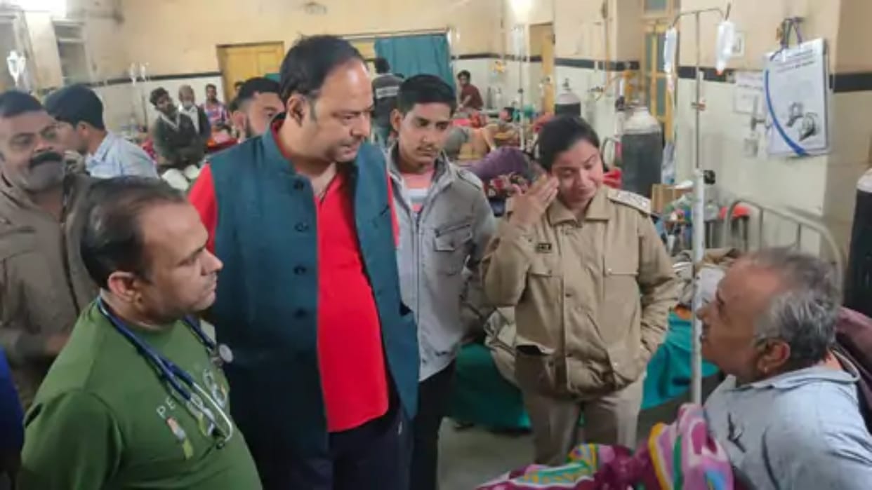 6 became Unconscious Gas leak from chemical tank in Barmer