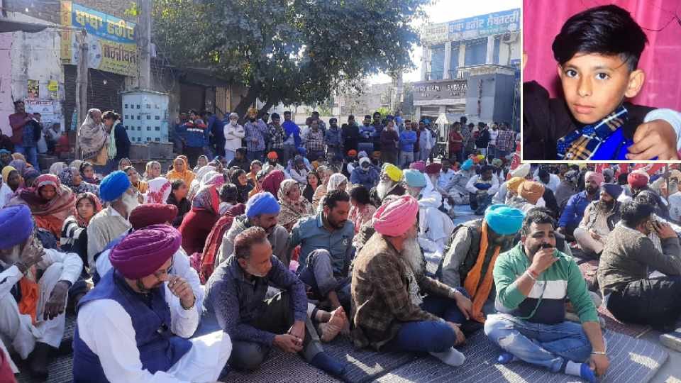 People demonstrated in Zira for the arrest of killers of 12 year old Jashn