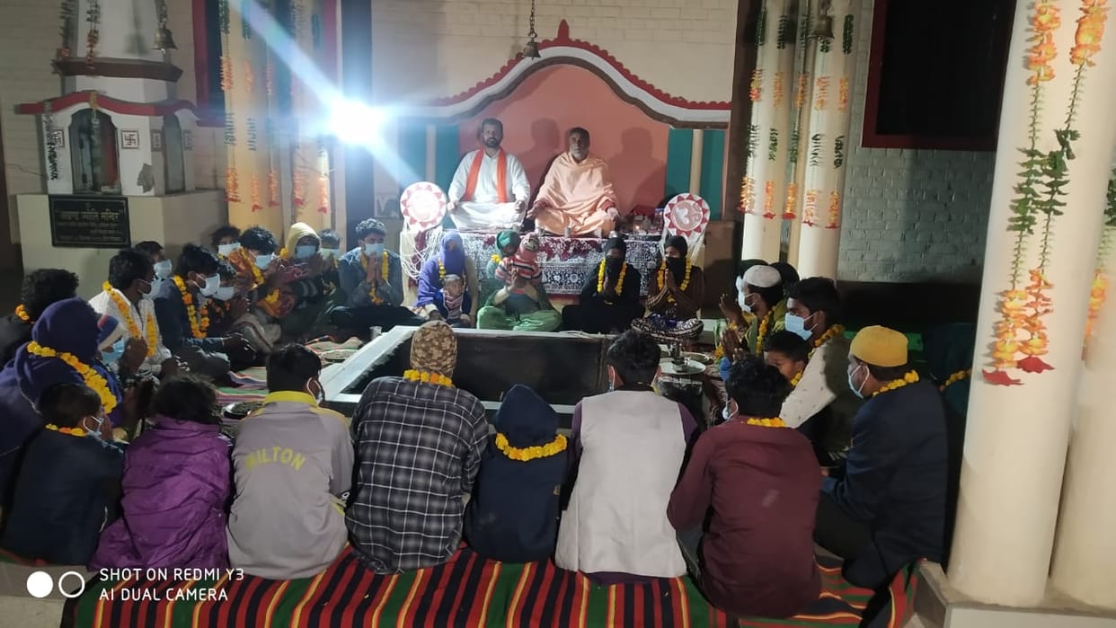 80 people of Rampur returned home after reaching Baghra, Usman became Arvind