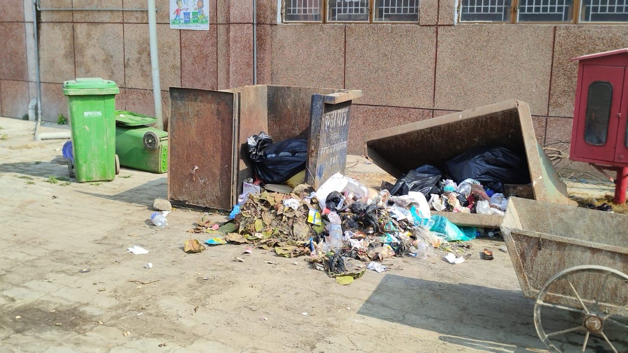 medical biovest dump in hospital campus