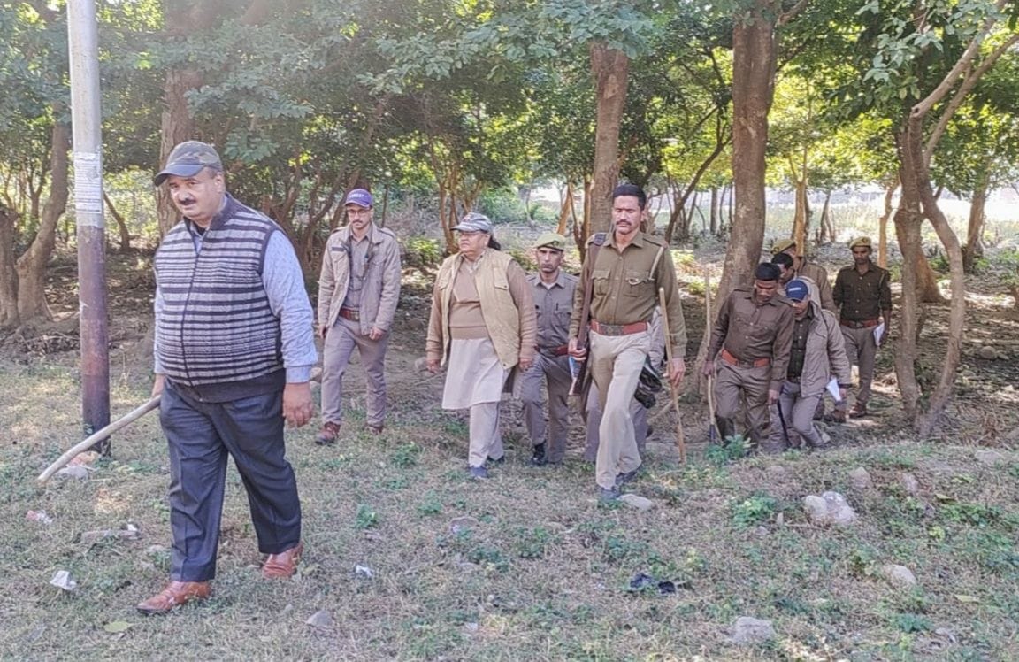 Vigil started on the southern border of Corbett Tiger Reserve