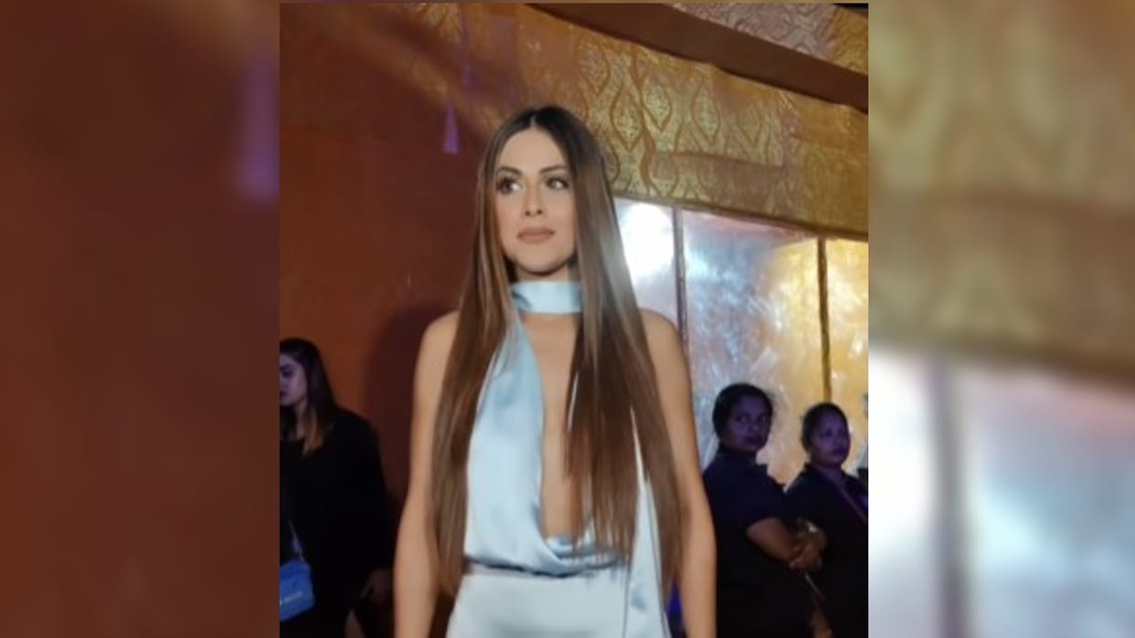 nia sharma brutally trolled for her backless dress users said urfi  javed ki atma aa gayi