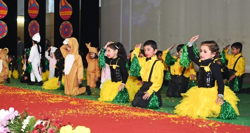 Children enthralled by the cultural program, Kurukshetra
