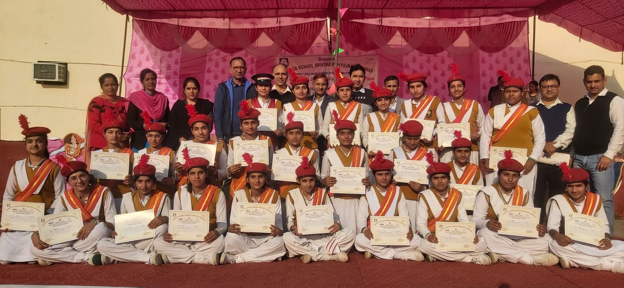 Colors of talent scattered in district level rainbow competitions