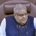 राज्यसभा सभापित जगदीप धनखड़।