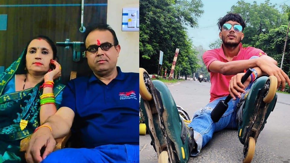 state skater akash skates 65 km on the roads every day in Agra