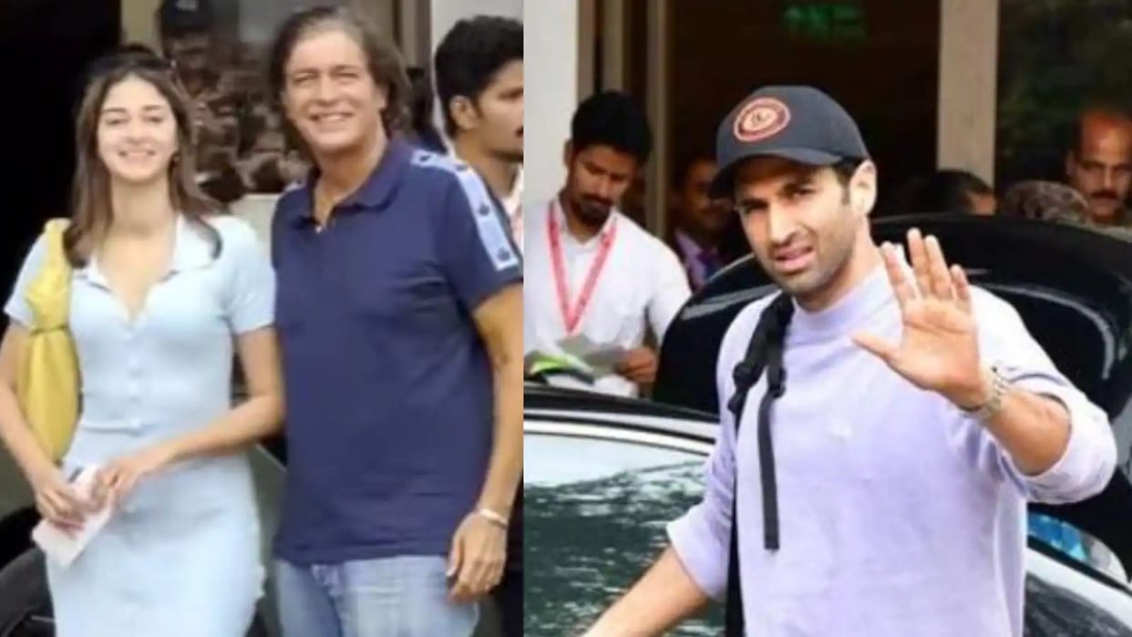 Aditya Roy Kapoor Ananya Pandey leave for Qatar to watch Fifa World Cup semi-final match