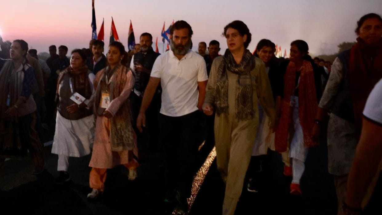Attempt to burn the tent of Bharat Jodo Yatra in Rajasthan