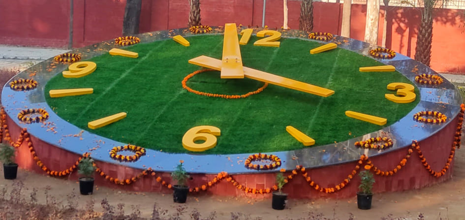 Inauguration of floral clock in Gandhi Park