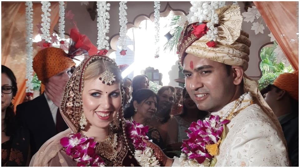 Jennifer From Germany Married to Shrestha From Ghaziabad in Bharatpur