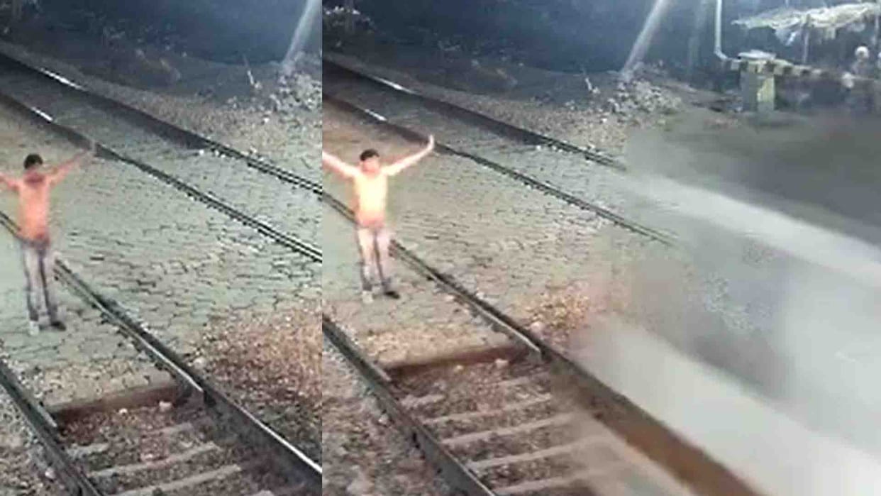 Youth hurt by beating in Etawah jumps in front of train and died
