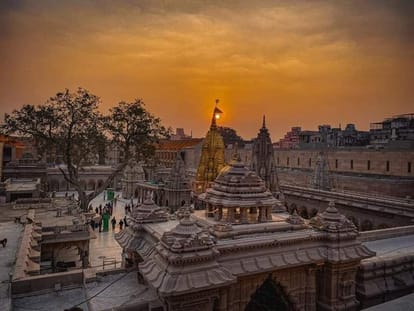 German hangar will save devotees immersed in baba's devotion from getting wet in rainy season