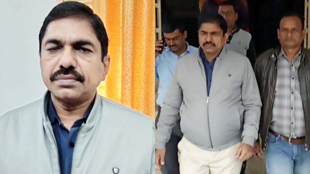 MP News lokayukta arrested bribe taking clerk in rewa taking 15 thousand rupees