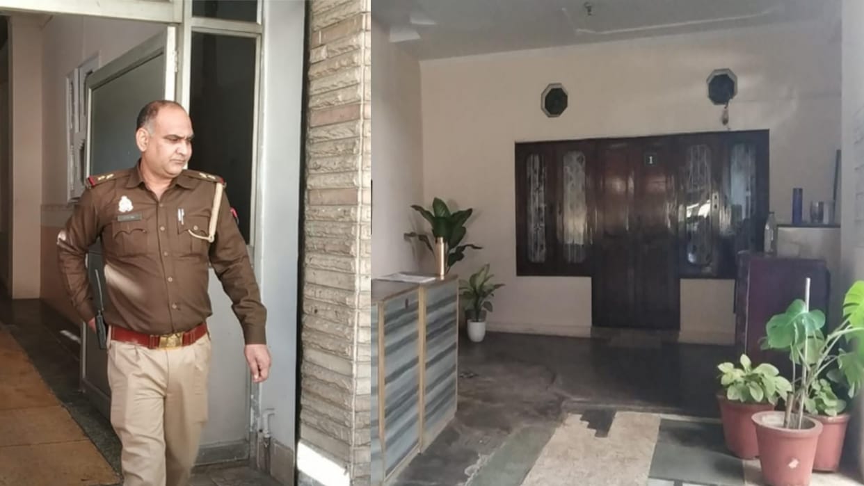 Meerut News: Anti human trafficking unit and police raid in hotel and couple caught