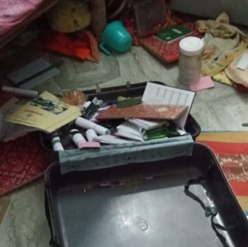 Theft of lakhs by breaking the lock of a locked house, police engaged in investigation