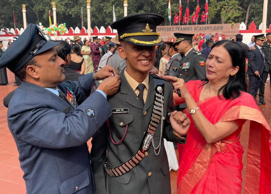 First grand father then father now son will also serve country Pushpendra became lieutenant in army