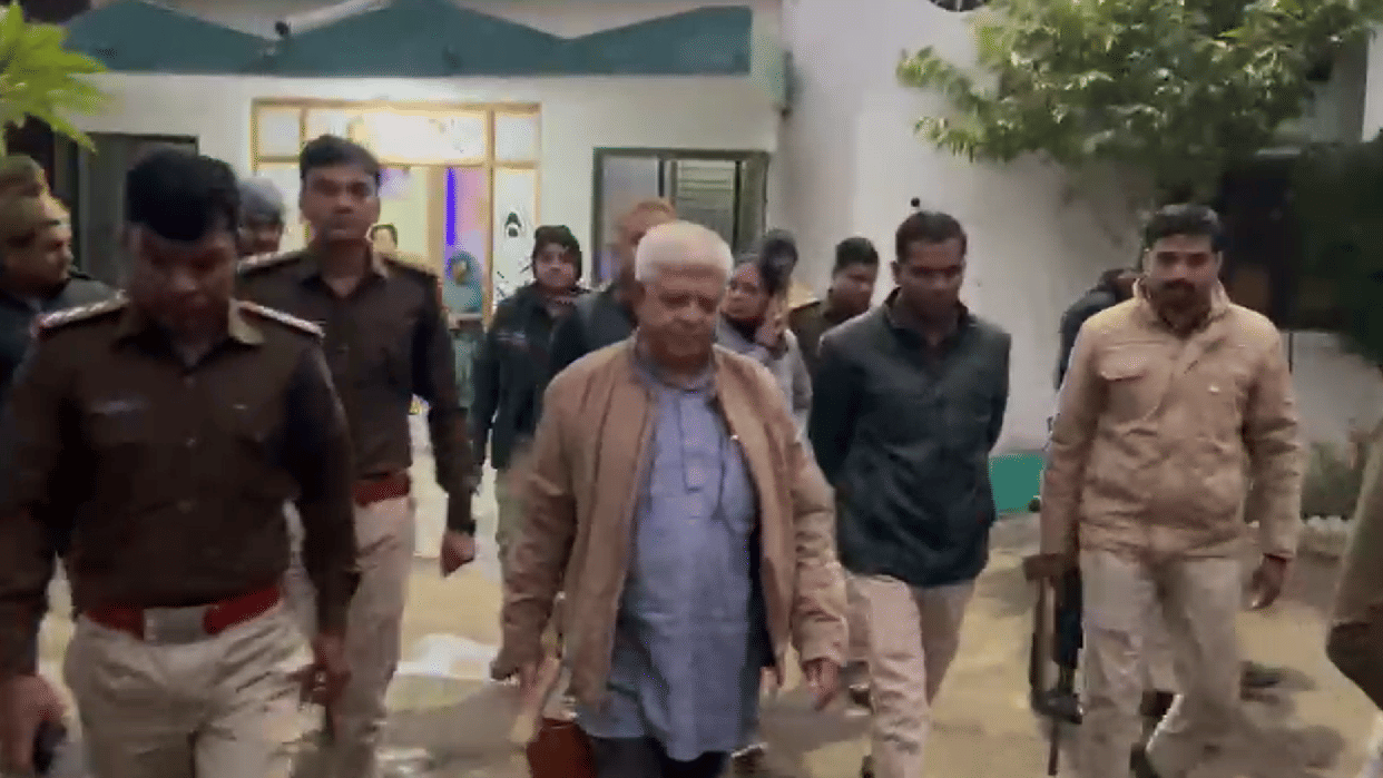 former minister Raja Pateria detained by Panna Police on his controversial statement
