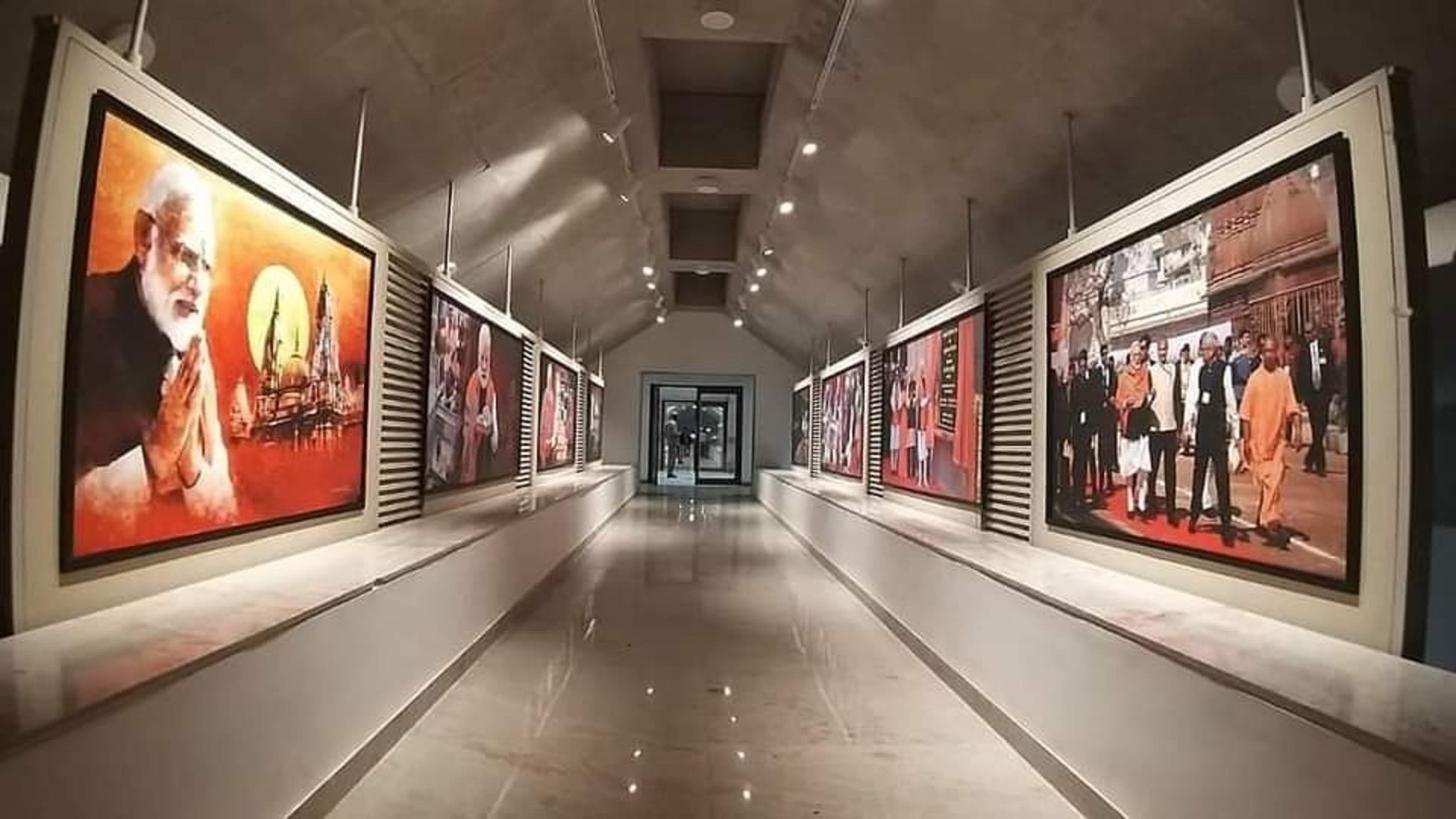 See in pictures: Grand and divine decoration of Baba's court on completion of one year of the corridor