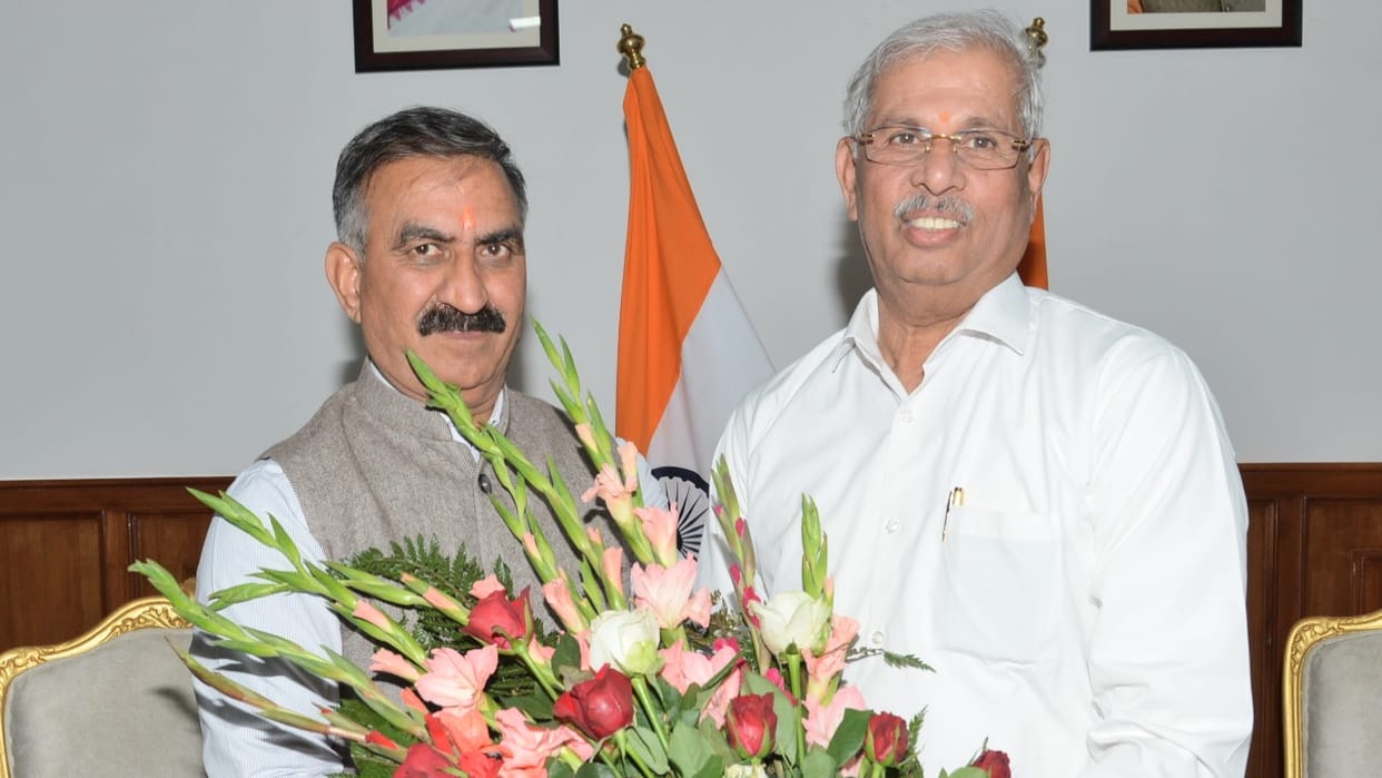 CM Sukhwinder Singh Sukhu paid courtesy call on the Governor