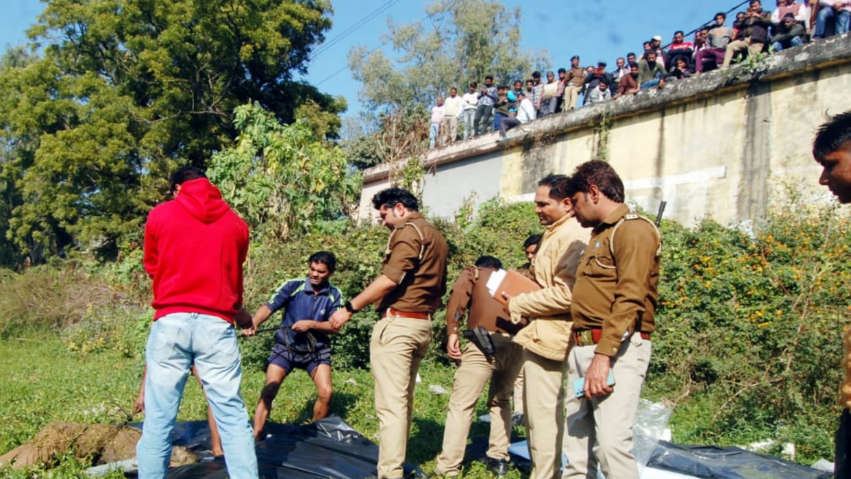 BIJNOR:  Missing man dead body  found in railway pond