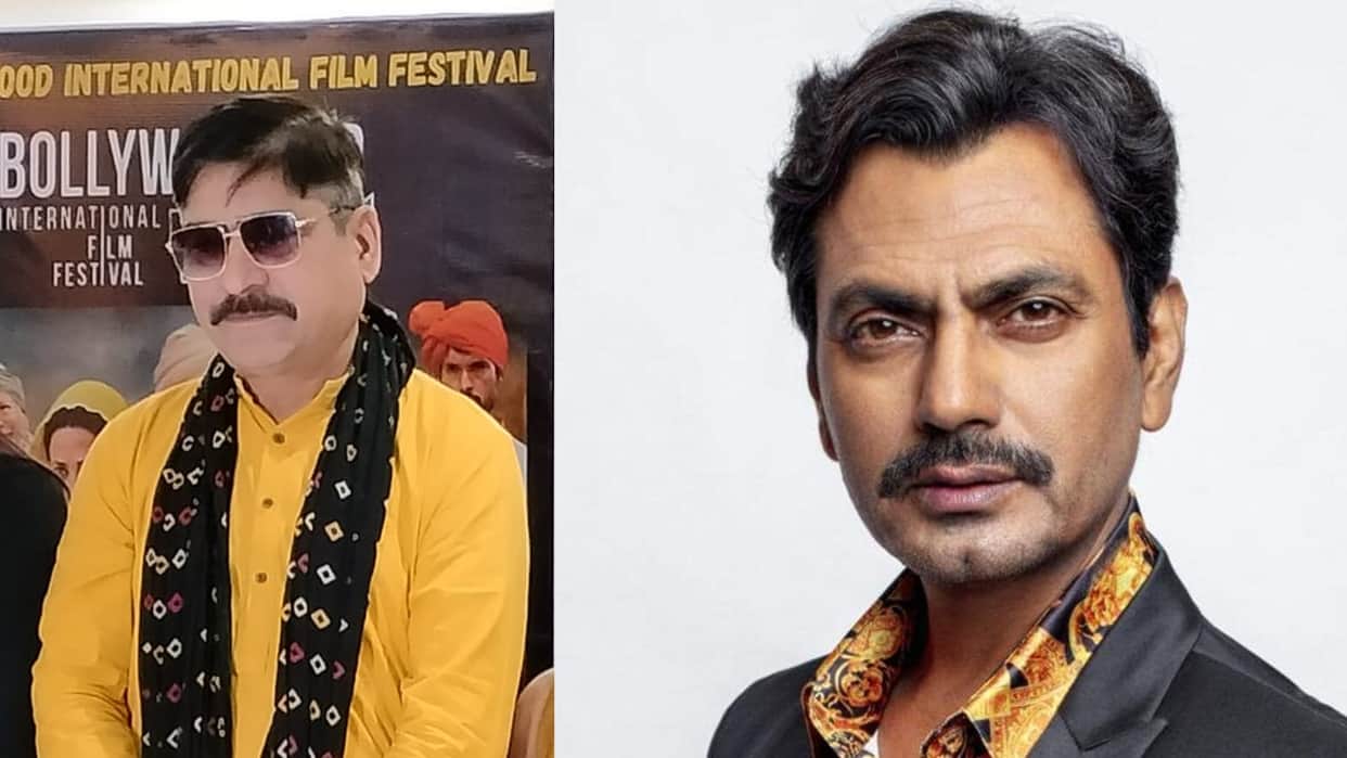 Nawazuddin Siddiqui quit  press conference of Bollywood International Film Festival Dada Lakhmi Yashpal Sharma