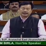 अरुणाचल से भाजपा सांसद तापिर गाओ