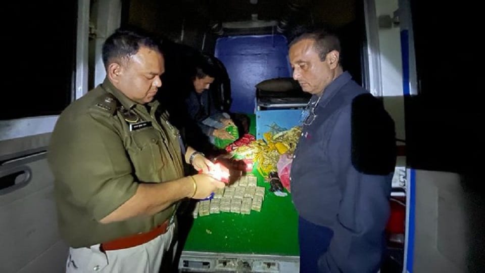 Guwahati  police seized  drugs including  50,000 Yaba tablets and heroin, Andhra Pradesh Police seized ganja
