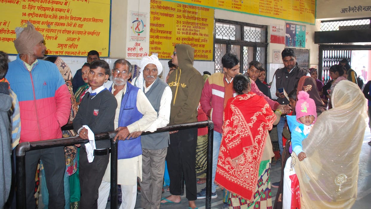 Hathras: Number of allergy patients increased in winter season