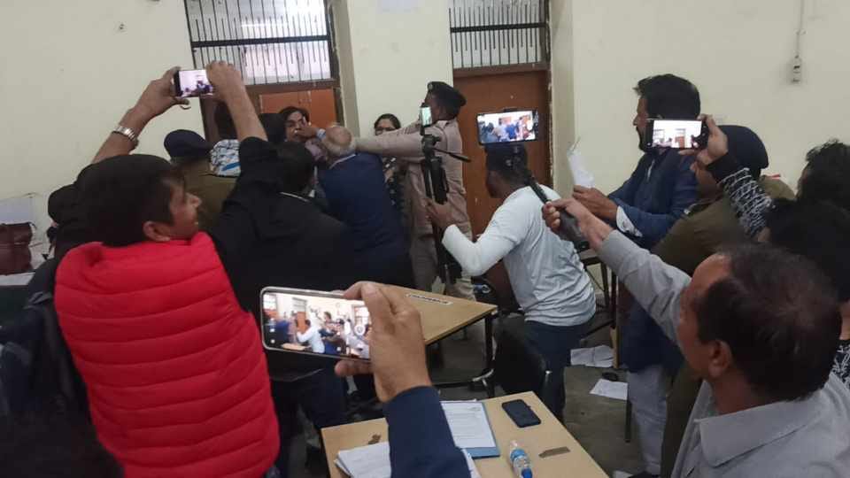 Uproar in recruitment of nursing officer in rohtak of Haryana