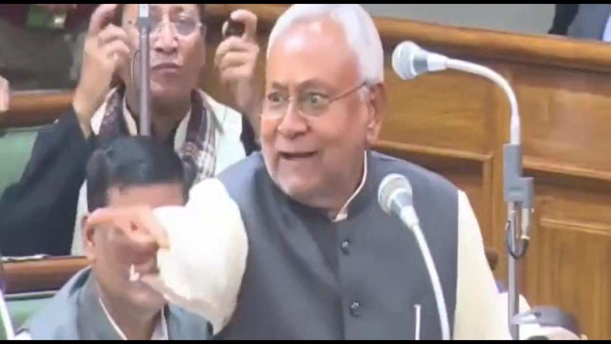 Nitish got angry in the house, said- do you want to finish it?