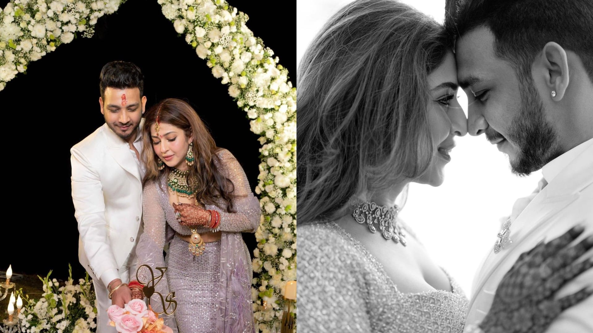 Sonarika Bhadoria Roka Ceremony Photos: Devon Ke Dev Mahadev actress share pics with Boyfriend Vikas Parashar